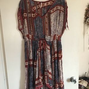 free people high low maxi dress